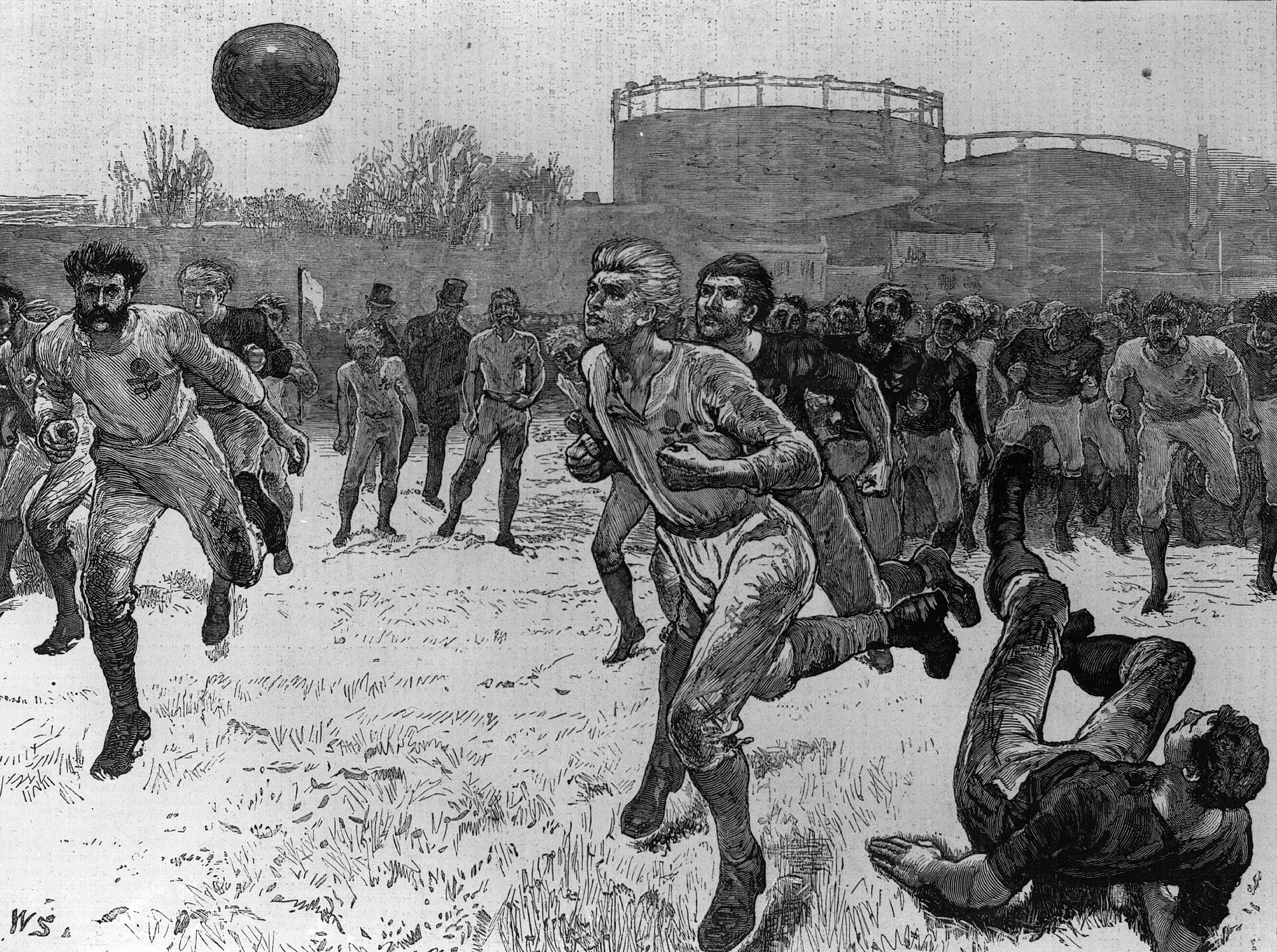 Fußball 1872 – England gegen Schottland | Poster und Leinwand 2 Fußball 1872 – England gegen Schottland