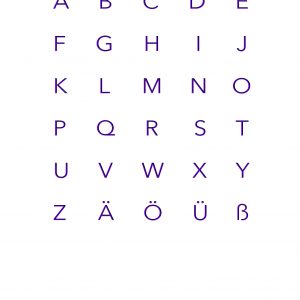Type O' Alphabet