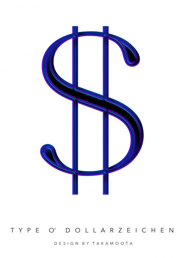 Type O' Dollarzeichen