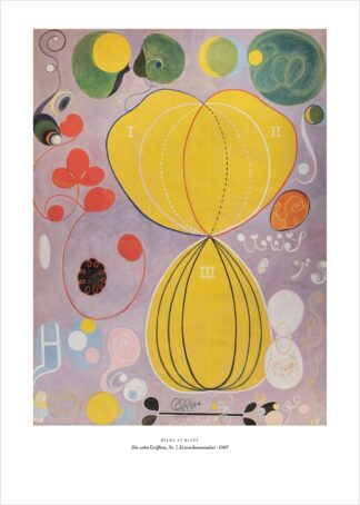 Hilma af Klint – Die zehn Größten Nr. 7 – Kunstdruck als Poster