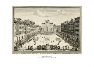 Calcio Fiorentino 1688 – Kunstdruck als Poster