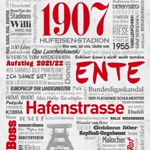 Wörterposter Fußball Essen Ente