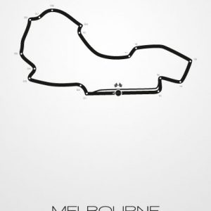 Poster Poster Formel 1 Strecke Australien Melbourne