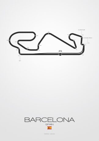 Barcelona Spanien – Poster von BK-Poster