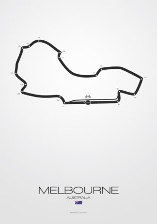 Melbourne Australien – Poster von BK-Poster
