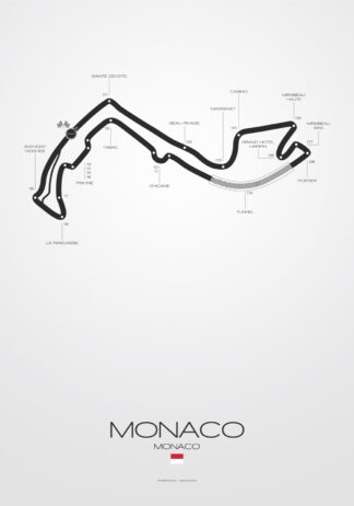 Monaco – Poster von BK-Poster