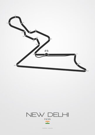 Neu Delhi Indien – Poster von BK-Poster