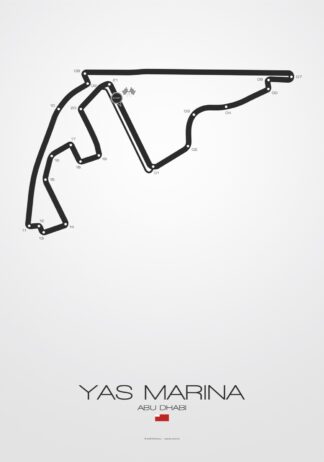 Yas Marina Abu Dhabi – Poster von BK-Poster