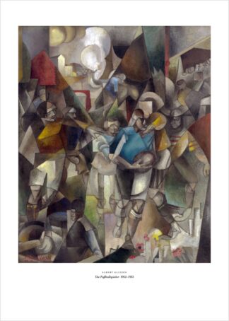 Albert Gleizes – Die Fußballspieler – Kunstdruck als Poster