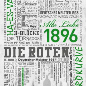 Wörterposter Fußball Hannover