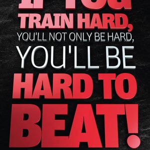 Poster herschel walker - if you train hard, you'll not only be hard