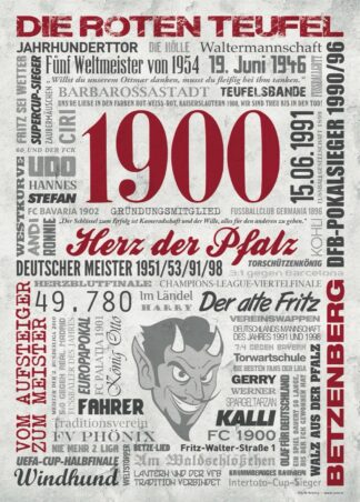 Kaiserslautern Wörterposter – Poster von BK-Poster