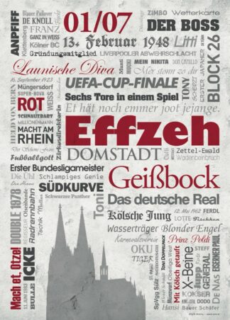Köln Wörterposter – Poster von BK-Poster