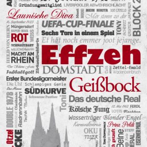 Wörterposter Fußball Köln