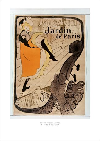 Toulouse-Lautrec – Jane Avril – Kunstdruck als Poster