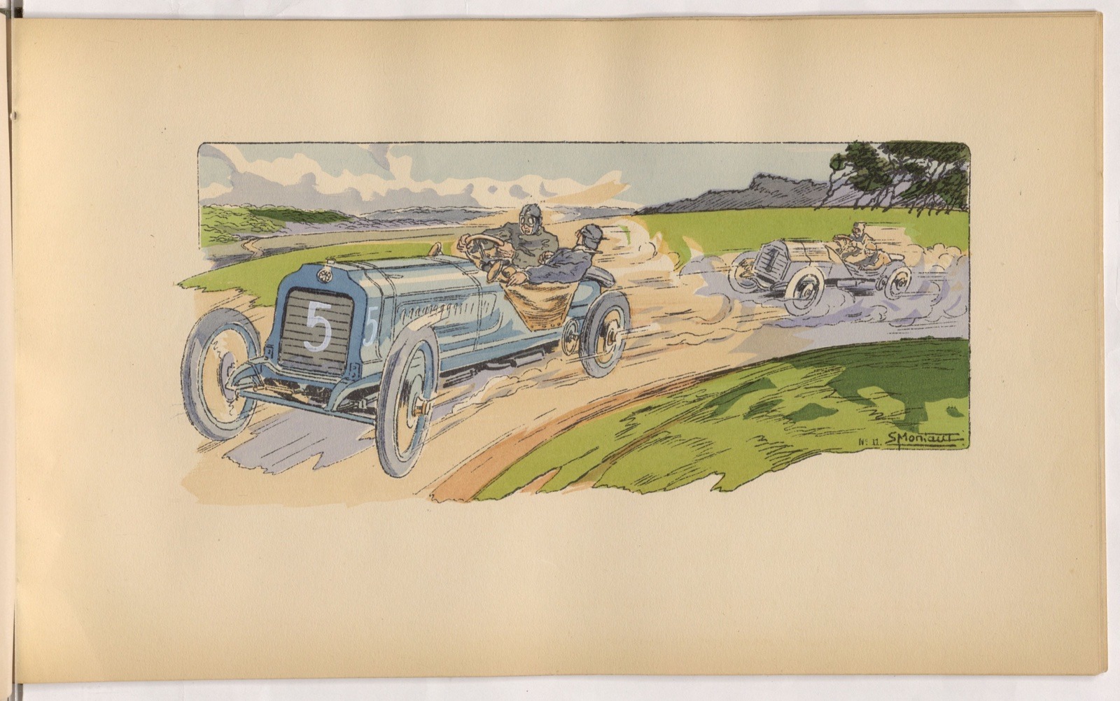 Montaut – Gordon-Bennett-Rennen 1904 | Poster und Leinwand 2 Montaut – Gordon-Bennett-Rennen 1904