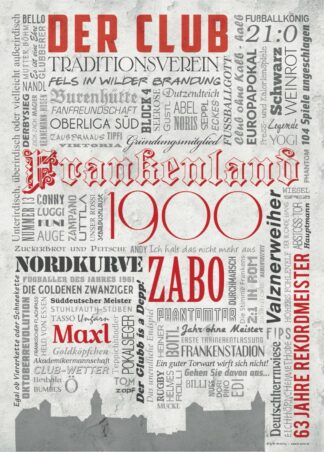 Nürnberg Wörterposter – Poster von BK-Poster