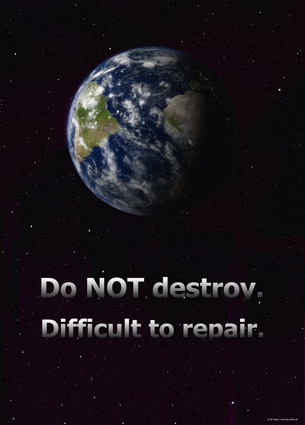 Do not destroy. Difficult to repair.
