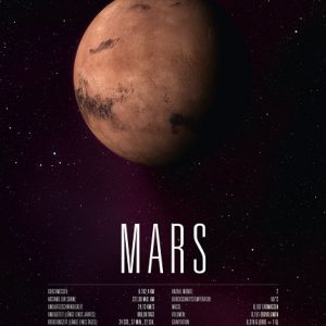 Poster Planet Mars