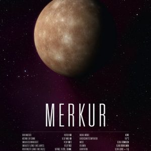 Poster Planet Merkur