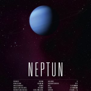 Poster Planet Neptun