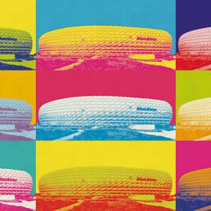 Poster Stadion Bayern Pop-Art