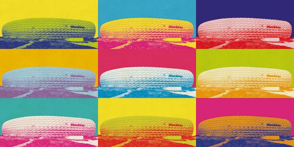 Poster Stadion Bayern Pop-Art