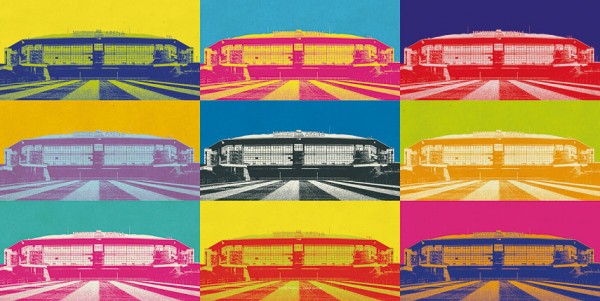 Poster Stadion Schalke Pop-Art