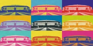 Pop Art Stadion Schalke – Poster von BK-Poster