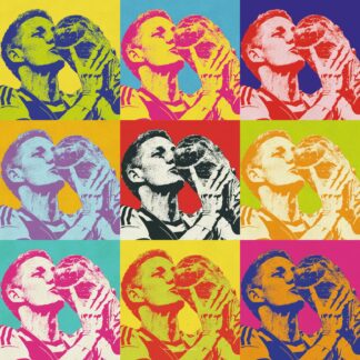 Pop Art Fußball WM 2014 – Poster von BK-Poster