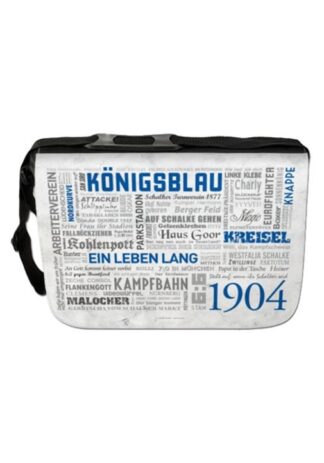 Schalke Tasche – Umhängetasche mit Wörtermotiv