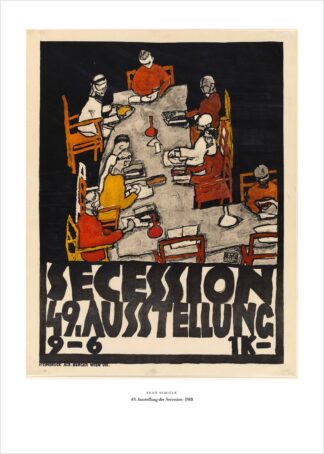 Egon Schiele – Plakat Secession 1918 – Kunstdruck als Poster