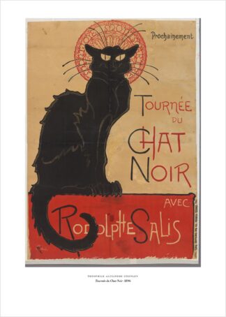 Steinlen – Tournée du Chat Noir – Kunstdruck als Poster