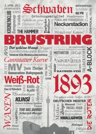 Stuttgart Wörterposter – Poster von BK-Poster