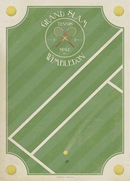 Poster Grand Slam Wimbledon