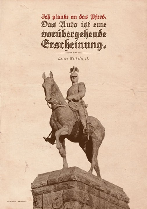 Ich glaube an das Pferd – Poster und Leinwand 1 Poster Ich glaube an das Pferd